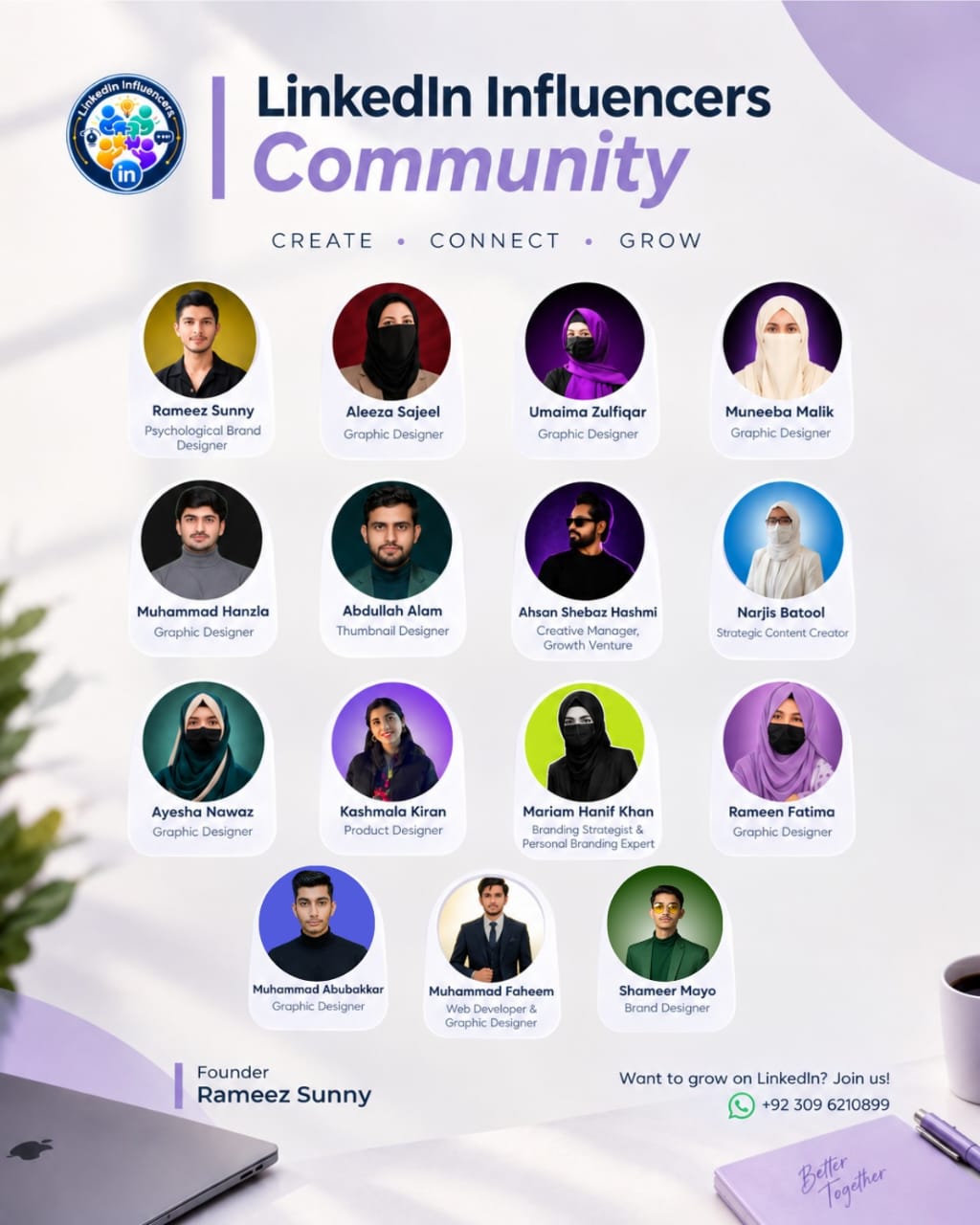 LinkedIn Influencers Group Poster